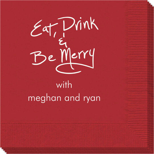Fun Eat Drink & Be Merry Napkins